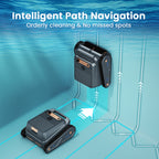 U8 Cordless Robotic Pool Cleaner, 2026 Upgraded Pool Vacuum, Wall-Climbing & Waterline Cleaning, 150min Runtime, Intelligent Route Planning, for Inground Pools up to 2,000 Sq.ft