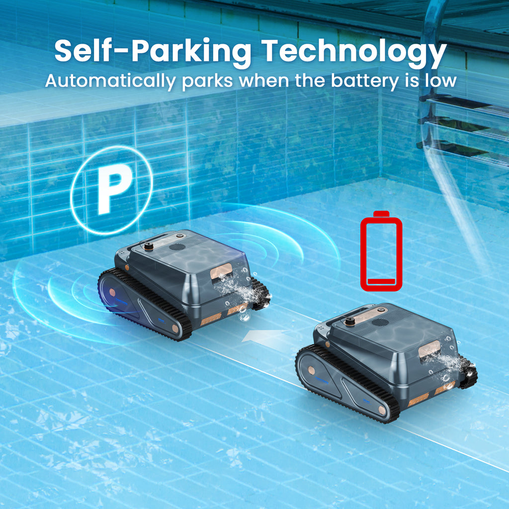 U8 Cordless Robotic Pool Cleaner, 2026 Upgraded Pool Vacuum, Wall-Climbing & Waterline Cleaning, 150min Runtime, Intelligent Route Planning, for Inground Pools up to 2,000 Sq.ft